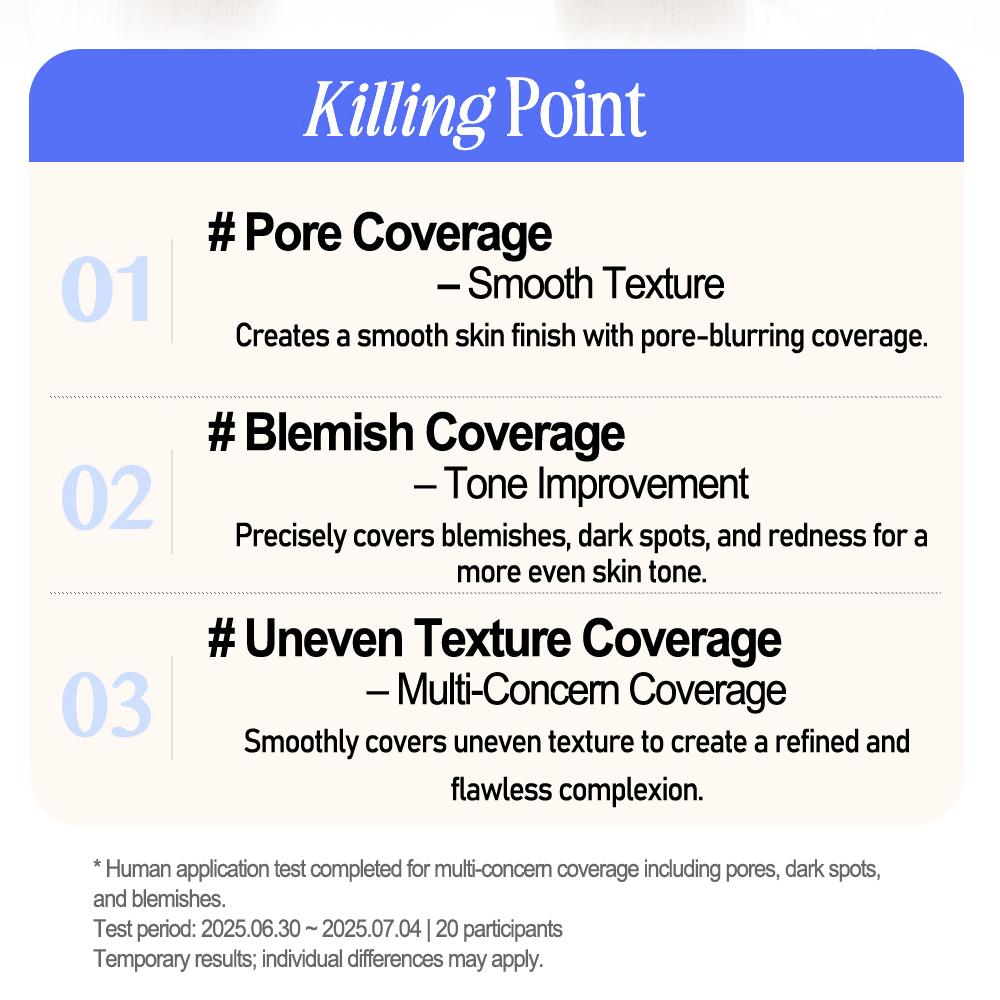 [Edición Real] Set de Base de Maquillaje Cushion CLIO Kill Cover Founwear (+Recarga + Amuleto de Patrón Real) Lino 21N