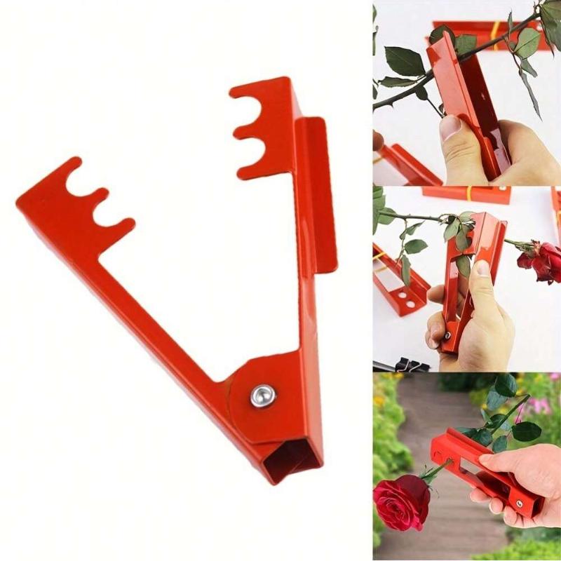 1 Set Rose Thorn Stem Leaf Stripper Florist Metal Rose Pliers for Removing Burrs Thorns Garden Safety Scissors Garden Tools