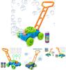 Interactive Bubble Machine For Children Featuring Durable Plastic Construction For Outdoor Play