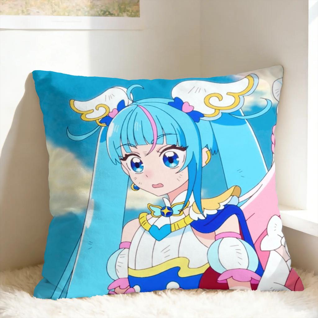 Anime Sky P-Precure Pillow Case Cute Funny Pillow Cover Comfy Pillowcases For Living Room Chair