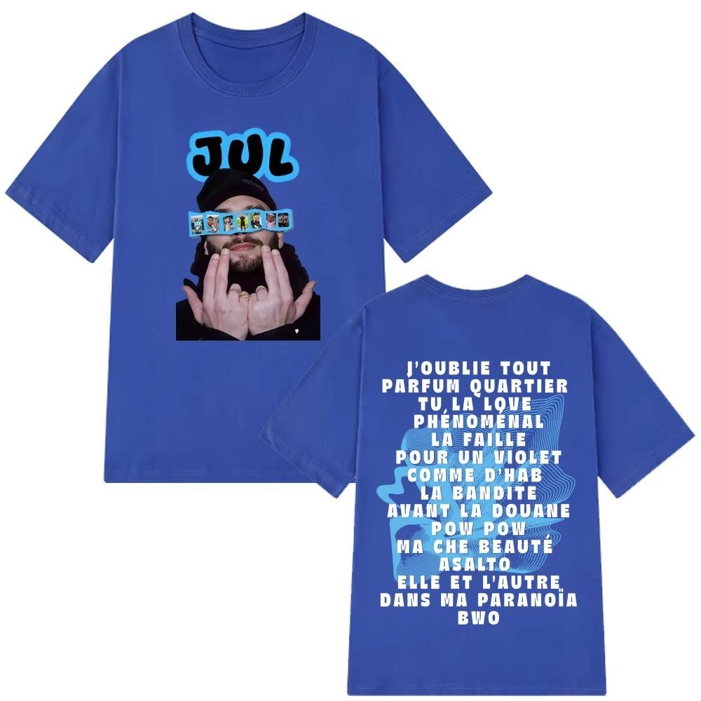2026 Summer Unisexs 100 Cotton Letter Portrait Printed Round Neck Short Sleeve Hip Hop Pop High Quality Soft Neutral Tshirt