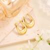 Raffinate Ear Cuff in Acciaio Titanio Oro 18k per Donna