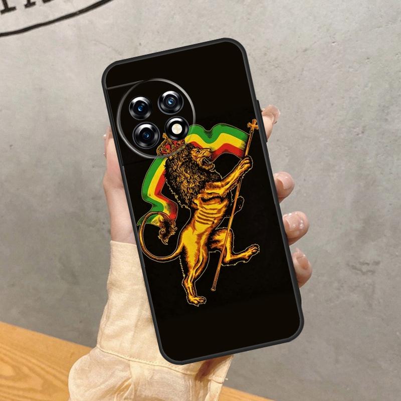 

Rastafarian Lion Case For OnePlus 15 R 13 13R 13T 12 11 10R 10T 8T 9 10 Pro Nord CE 5 4 2 3 Lite N20 N30 Cover OnePlus Nord CE2Lite