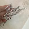 Stylish Hair Clip Fashion Hair Accessory Trendy Spiders Web Shape Headwear Easy to Use for Adding Charm to Any Outfit