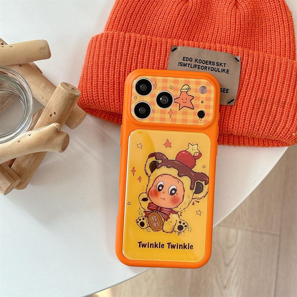 Star Man Cartoon Clear View Shockproof Case for iPhone 15/14 & 17/16 PROMAX