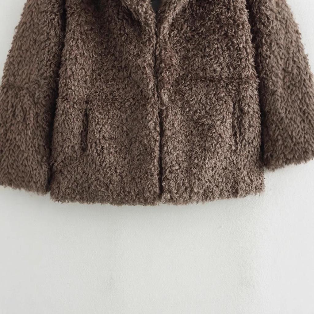 European and American Style French Design Fashionable Versatile Fur Coat for Women