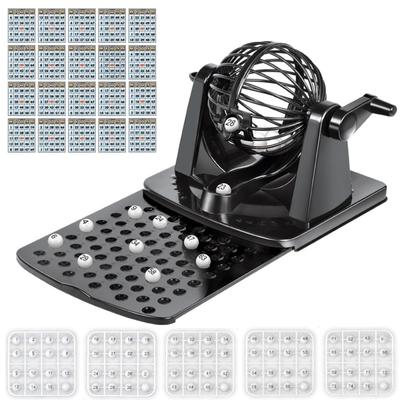 Ailunate Bingo Bingo 20 Bingo-Lotterie Perfekt für neues soziales Golf- und Ballset-Spiel, Maschine, Karten, Maschine, Partys, Jahresabschlussfeiern, Neujahr