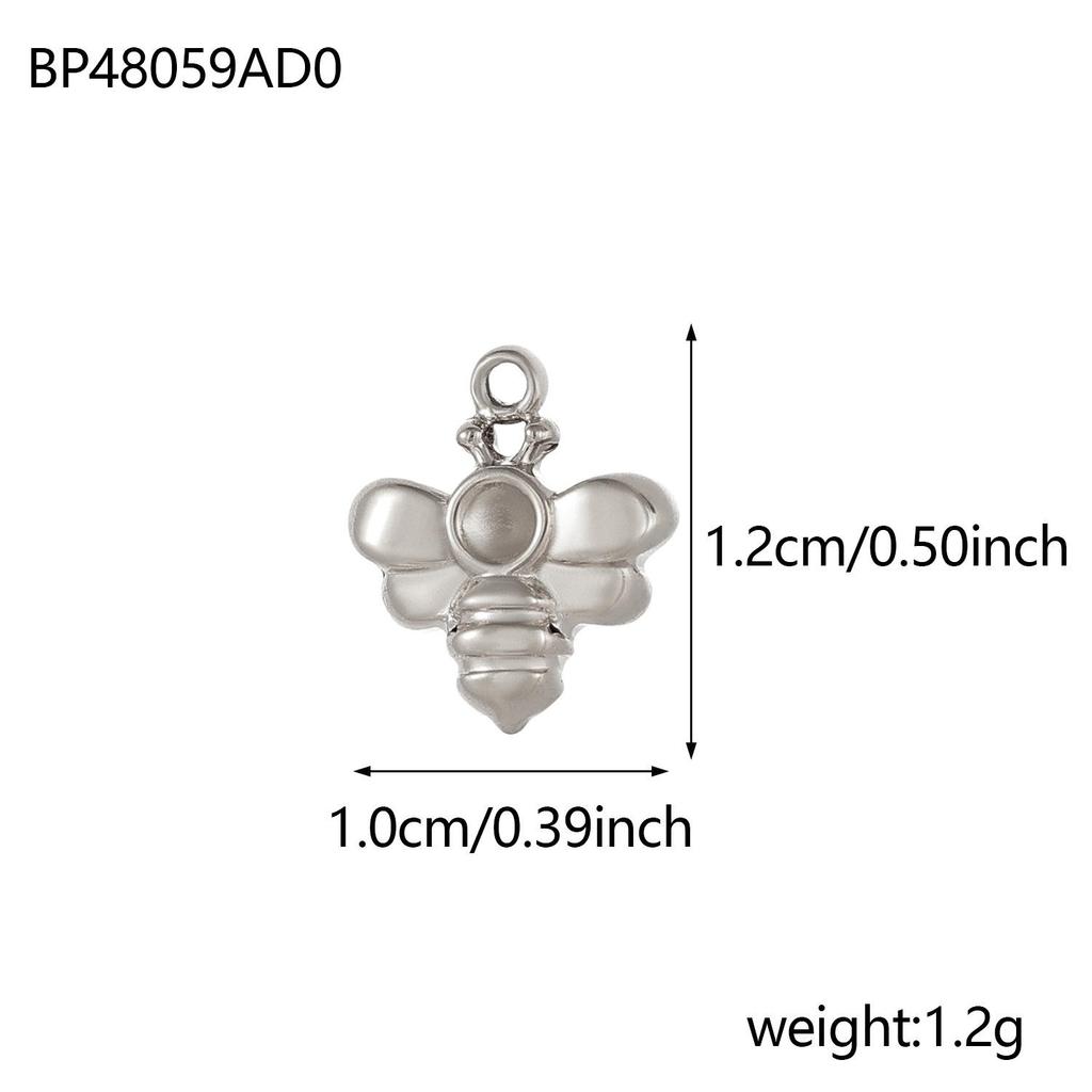 Stainless Steel Multi-Series Pendants: High Heels, Seashell, Starfish for Necklace & Bracelet Crafting