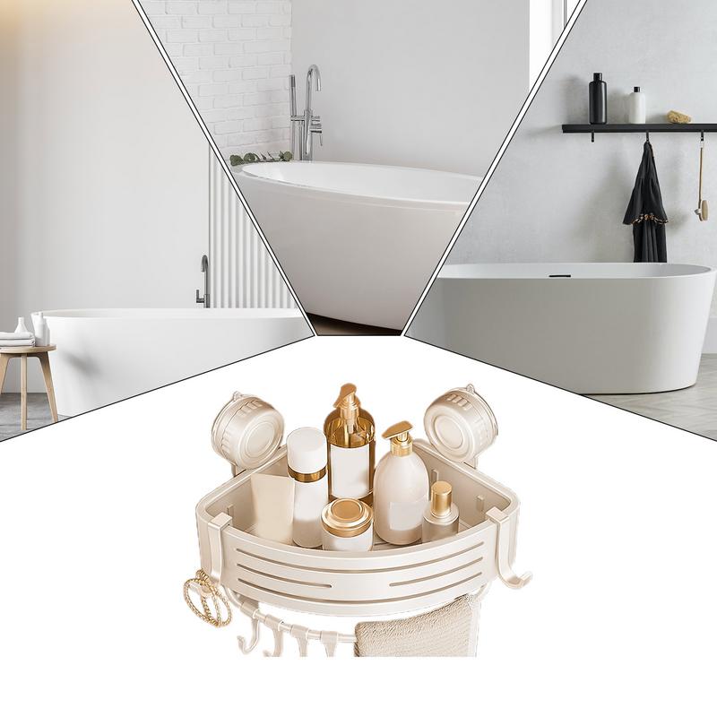 Corner Shower Shelves Sturdy Bathroom Shower Organizer Reusable Kitchen Corner Organizer Storage Corner Shower Organizer For