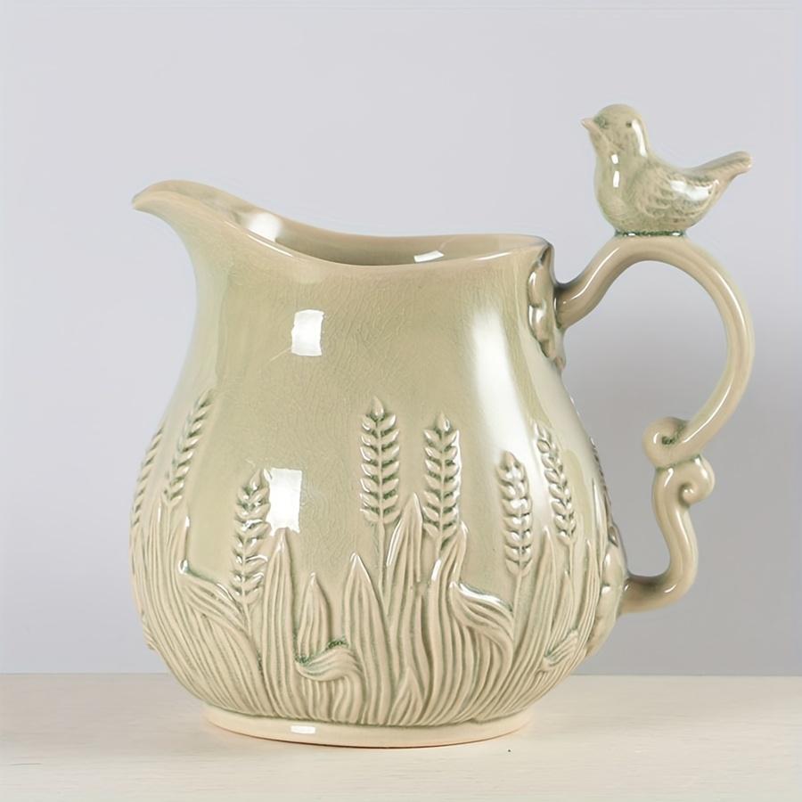 Скандинавская керамическая ваза Минималистичный держатель для цветов для стола гостиной ТВ-тумбы Декор