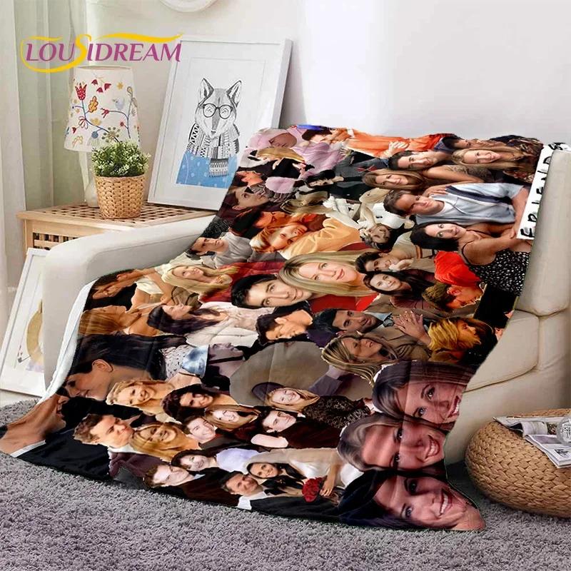 Latest Friends Classics TV 3D Soft Flannel Blankets,Throw Blanket Comfortable Blanket for Picnic Beds Sofa Home Bedroom Gift Kid