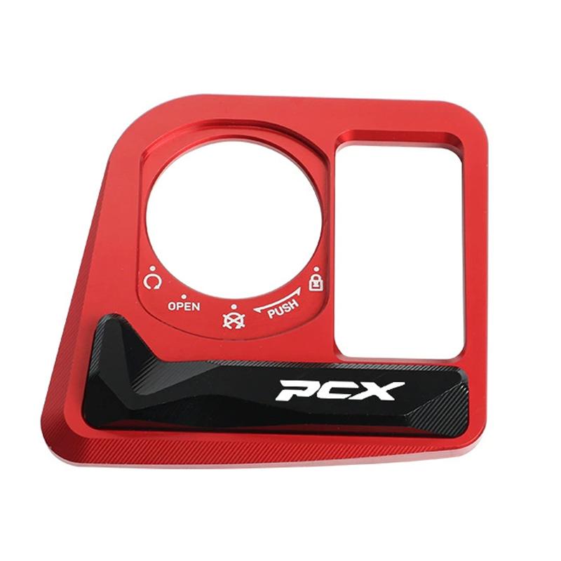 SEAMETAL PCX Accessories Ignition Switch Cover CNC Electric Door Lock Button Cover Protector For HONDA PCX125 PCX160 2021-2024