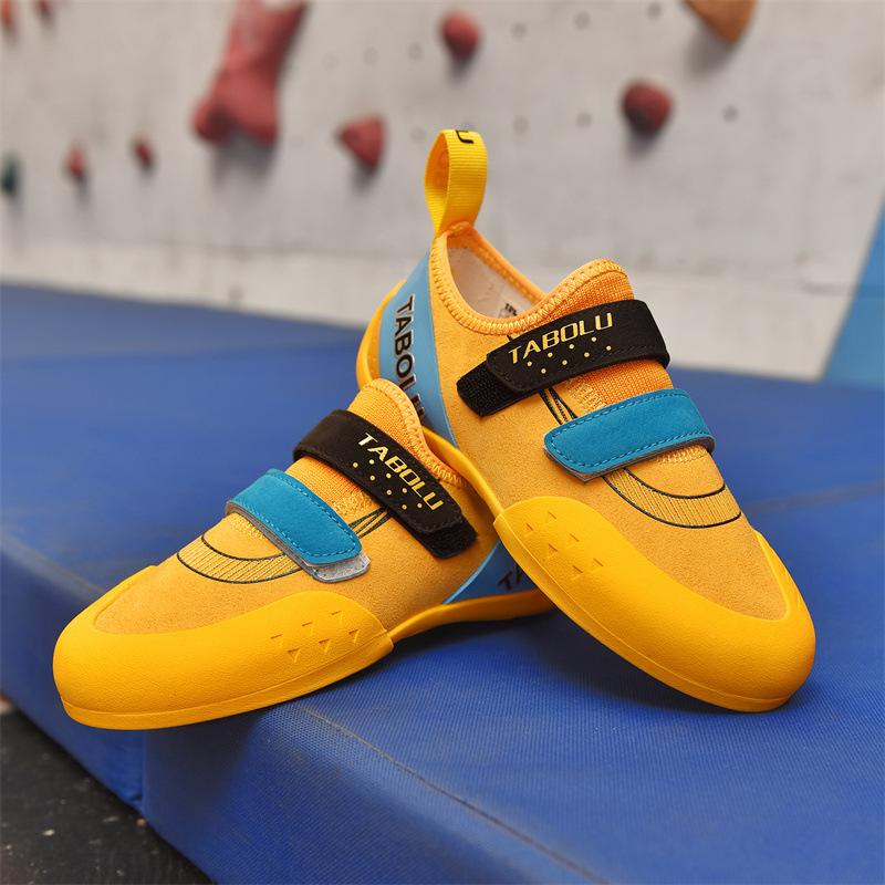 Rock climbing shoes Professional indoor training Men's and women's bouldering shoes Introductory breathable beginners Non-slip rock shoes Outdoor