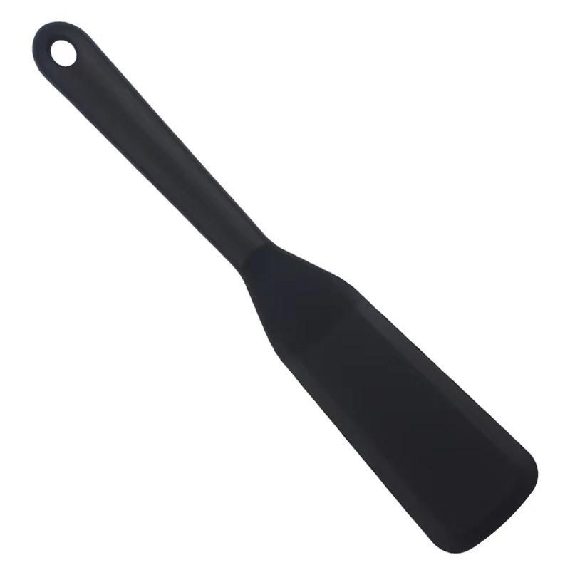 

Silicone Spatula Household Food Grade Non-stick Shovel Heat Resistant Frying Pan Steak Turner Pancake Baking Scoop Kitchen Tool чорний