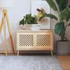Vidaxl Cabinet Doors, With Grille, 2 Pcs, 39.5X39.5 Cm, Pine
