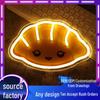LED Neon Anime Dumpling Light - Cartoon Glow for Kids' Room & Restaurant Decor