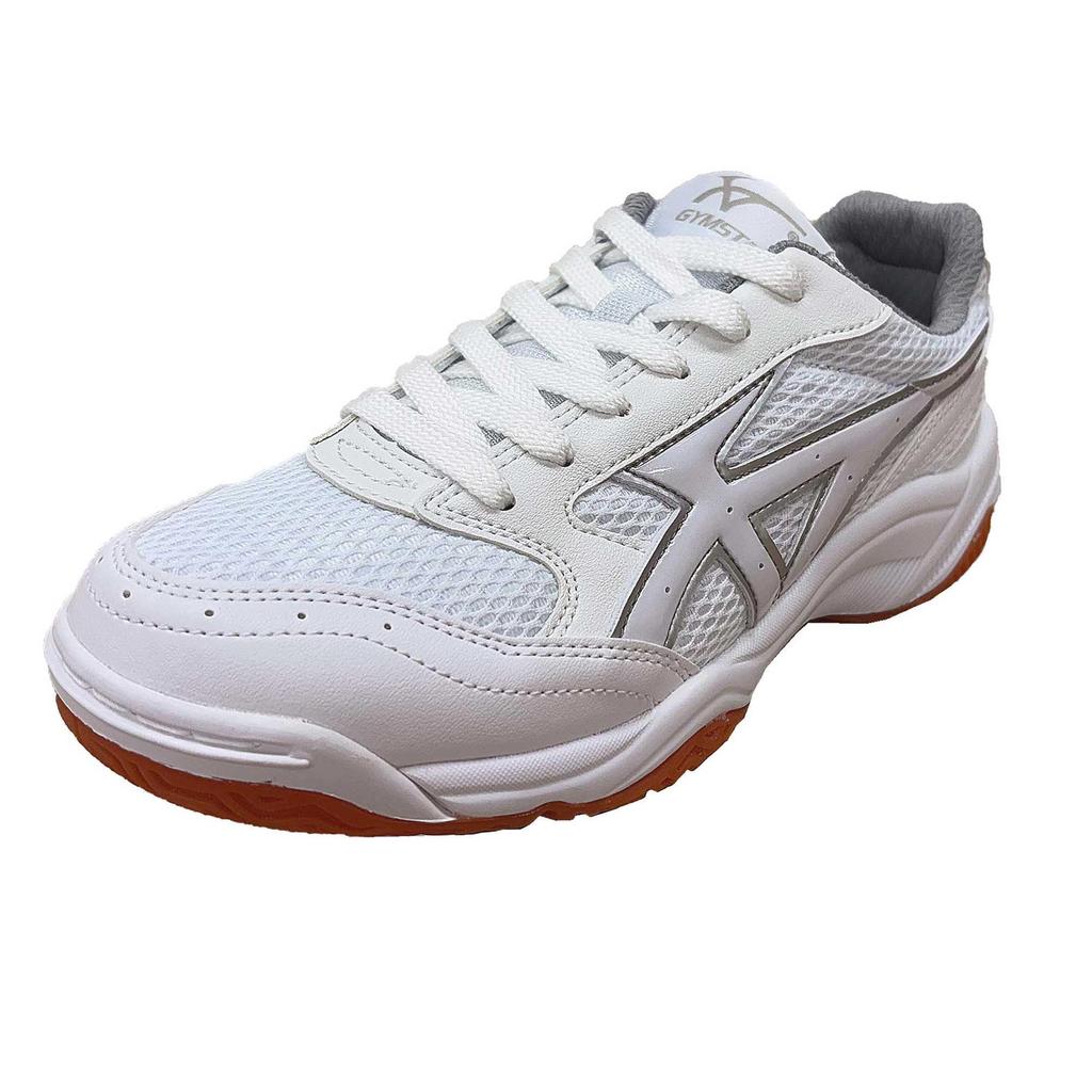 Moonstar Gym Shock Antibacterial and Odor Sizes Boys and Size 2E Shoes, Lightweight, Absorbing, Resistant, 21cm-31cm, Girls, White, 25.5cm,