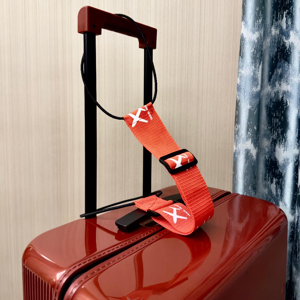 

Aircraft Printed Nylon Luggage Fixed Strap with One Pack красный