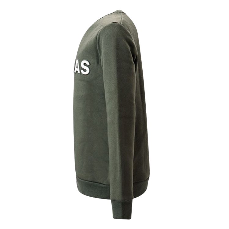 adidas Kids Series Thick Warm Casual Pullover Hoodie Children Tops Green DT2415