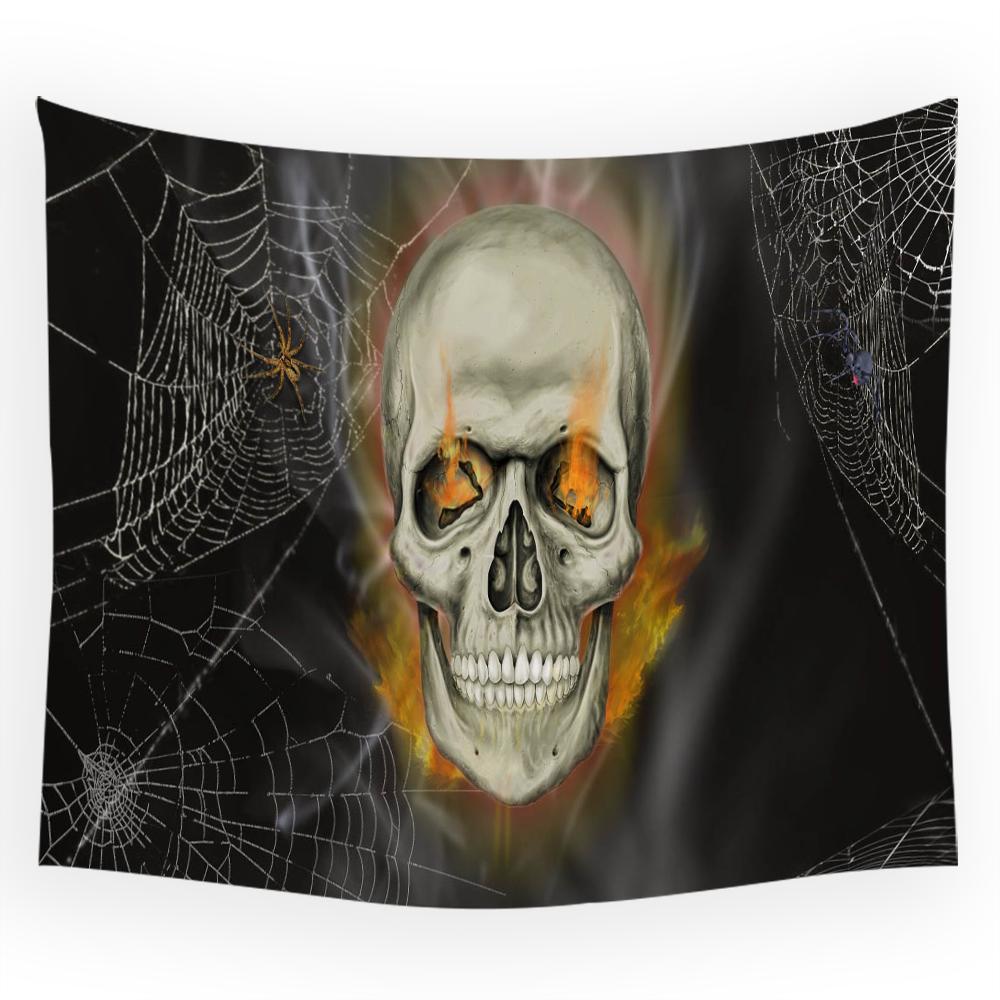 Praying Bones Skull Tapestry New Aesthetic Art Skull Tapestry Home Decoration Beautiful Bedroom Living Room Decoration