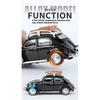 1/32 Volkswagen Beetle Alloy Die-cast Car Model Sound and Light Bring Back Pull Function Vehicle with Base Ornament Children's Gift