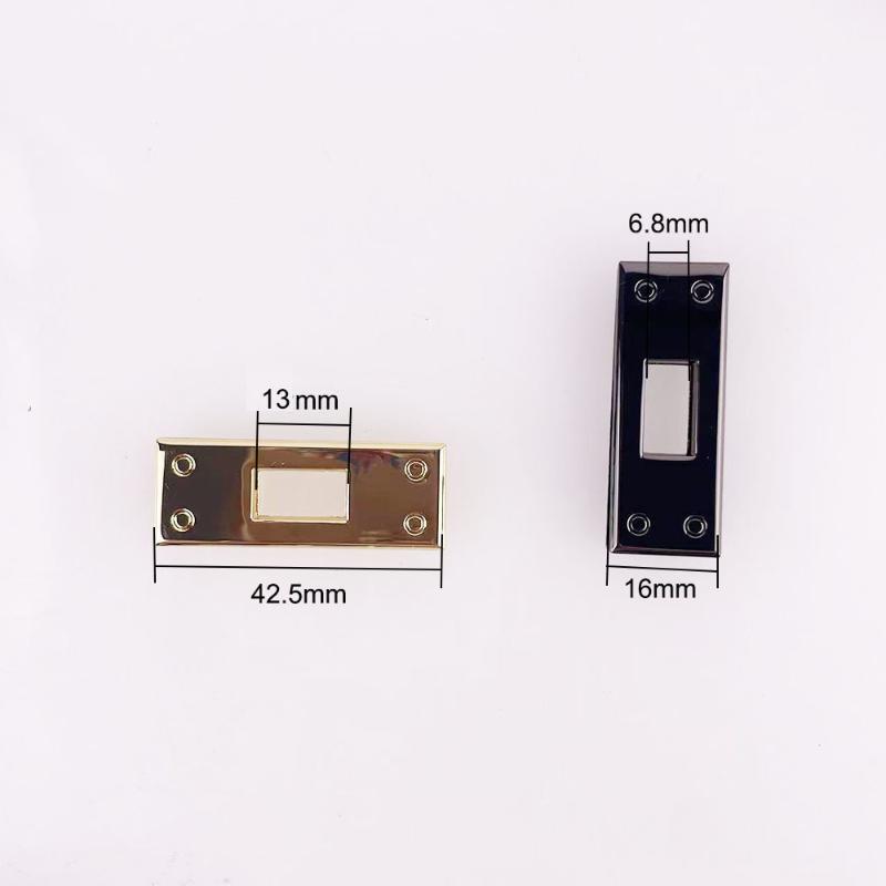 7Pcs/Set Women'S Handbag Swivel Clasp Lock Buckle Diy Part Leather Craft 45Mm 4 Colors Metal Bag Lock Hardware Accessories