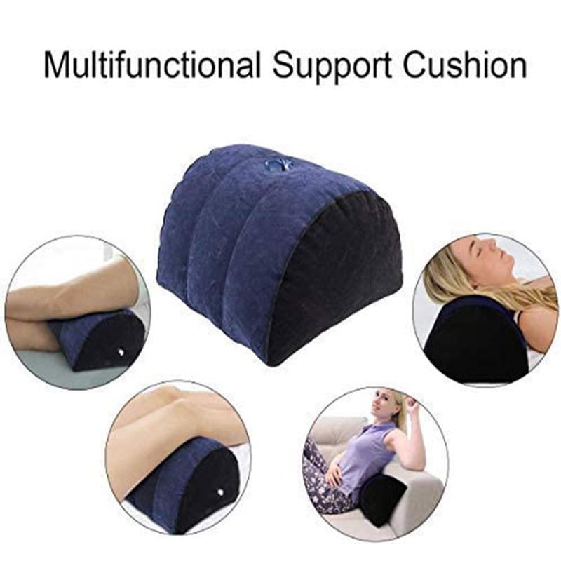 Triangle Pillow Couples Positions Aid Cushione Inflatable Air Husband And Wife Exotic Night Seat Sport Bed Wedge Adult Love
