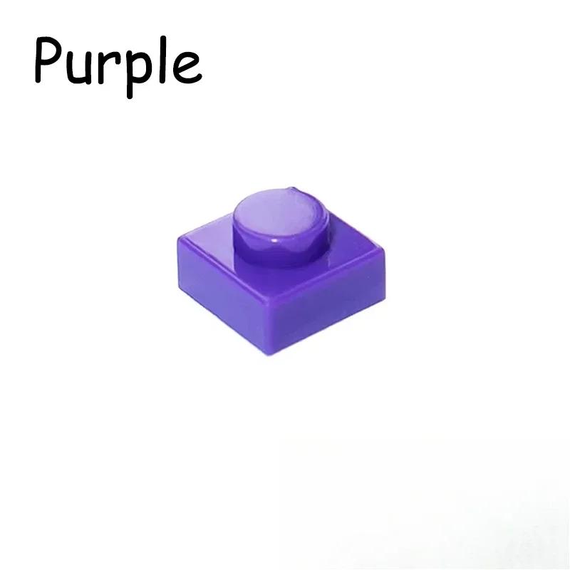 3024 1x1 Dot 1*1 Thin Plate MOC Assemble Particles DO IT YOURSELF 250/500PCS Construction Bricks Figures Blocks Learning Creativity Toy