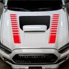 Car Engine Hood Modified Sticker Racing Stripe Sport Style Vinyl Decal For Cars Vans SUV Trucks Off-road Decoration Accessories