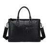 SCHWARZETIENNE Men's Genuine Leather Business Briefcase