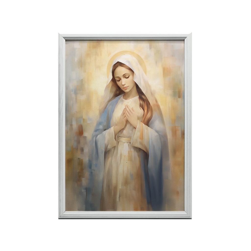 Plakat Maryja: Symbol Spokoju Plakat Maryja: Symbol Spokoju, 50X70 Cm, Bez Ramy, Płótno Premium Na Blejtramie