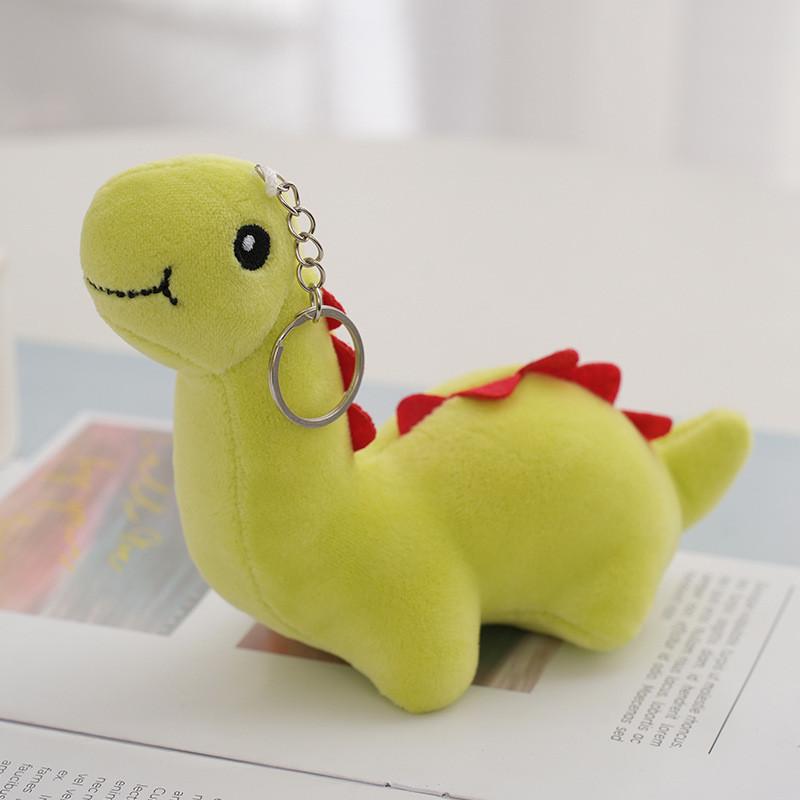 Adorable Plush Dinosaur Keychain Cute Plush Toy Doll Girls Gift In Various Colors