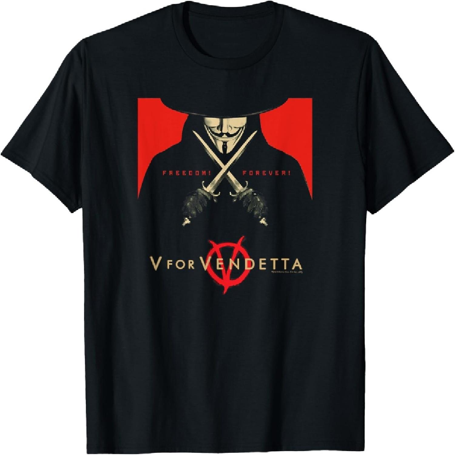 V for Vendetta Freedom Forever T-Shirt S