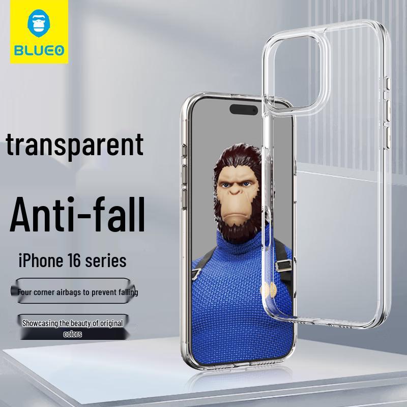 

Blue Gorilla iPhone 16 Pro Ultra-Thin Transparent Case