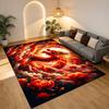 Dragon Fire Living Room Nonslip Area Rug Soft Carpet For Bedroom Game Playroom Sofa Office Home Decor Doormat Christmas Gift C9261307