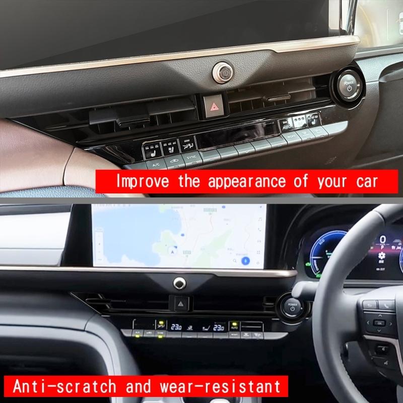 For Toyota Crown Crossover  2024 2025 Interior Car Accessories Center Air conditions outlet cover middle AC Vent Cover Trim