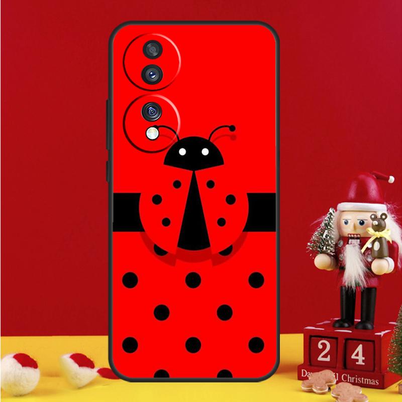 

Ladybug Beetle Case For Honor Magic 6 5 Pro 50 70 90 Lite Honor X8b X9b X6 X7 X8 X9 X6a X7a X8a X9a Cover Honor X8a