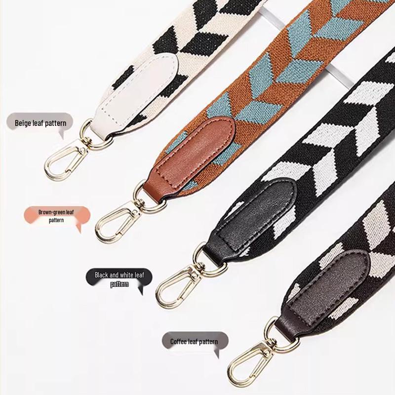 3.8CM Wide Thickened Canvas Webbing Crossbody Bag Shoulder Strap