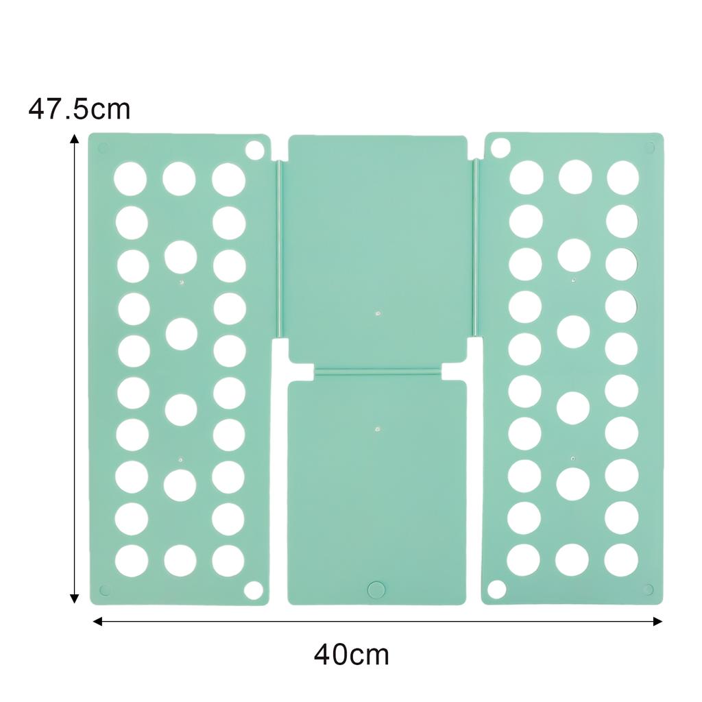 Shirt Folding Board Fast Efficient Laundry Clothes Pants Assemblable Folders Space-Saving Perforated Plastic Bender Organizer