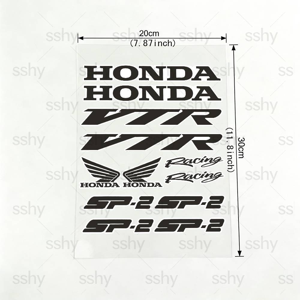 For HONDA VPR SP2 18 Colors Reflective Motorcycle Stickers Waterproof Vinyl Decals For Motorbike Helmet Fuel Tank Bike TP6