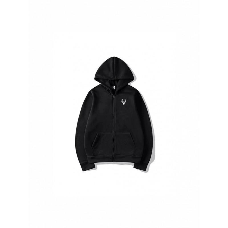 Sudadera con capucha y cremallera extragrande para mujer 2026 Streetwear Estampado Vintage Corte holgado Manga larga Sudadera con capucha
