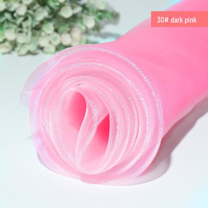 Verschlüsselter Glitzer-Organza Transparentstoff für Babykleider und Hochzeitsdekoration