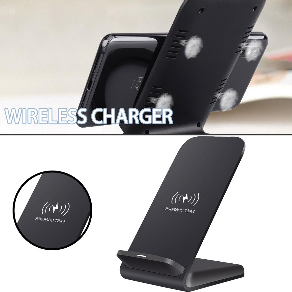 

PDTO Новое быстрое беспроводное зарядное устройство, подставка для зарядки 15 Вт для iPhone Samsung Galaxy Google