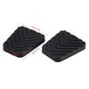 Akozon Brake Clutch Pedal Pads, Replacement for 1 Pair of Auto Rubber Brake Clutch