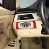 Red Carbon Fiber Headlight Switch Panel Trim Sticker For BMW 3 Series E90 05-12