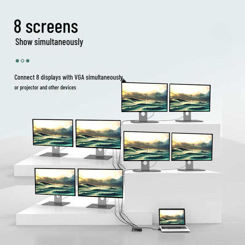 MT-viki 1-to-8 VGA Video Splitter