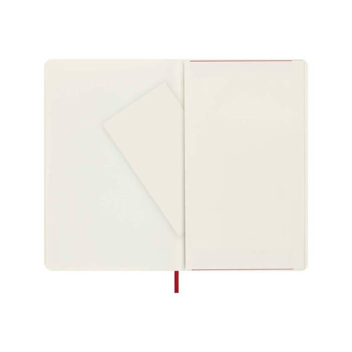 Carnet - MOLESKINE - Classique - A carreaux - Large 13 x 21 cm - Rouge écarlate