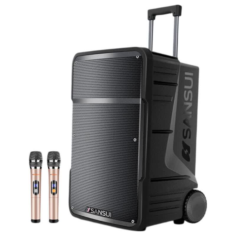 SANSUI A15 15-inch Portable KTV Trolley Speaker (CN version)