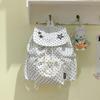 Schoolbag1011 new Korean version polka dot star versatile girl drawstring backpack high-end girls travel small backpack