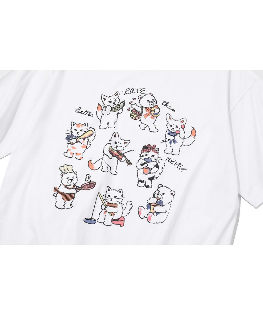 CPGN STUDIO Better Than Never Short Sleeve Tee White
